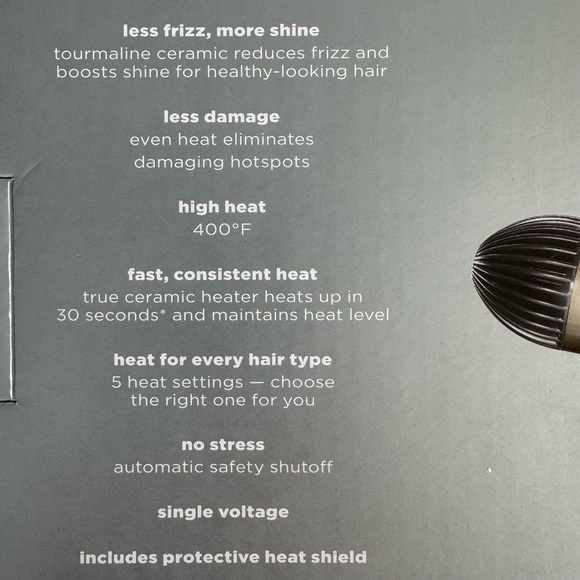 Conair Infinitipro Nano Tourmaline Ceramic 1.25" Curling Iron & Barrel Sleeve - Picture 5 of 12